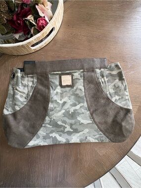 Miche Gabby Taupe Leather Panel Handbag Insert